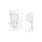 Ami Bearings SINGLE ROW BALL BEARING - 3/4in ZINC NARROW SET SCREW BLACK 3-BOLT FLANGE OPN COV BS BFBL4-12MZ2CB - alternate 2